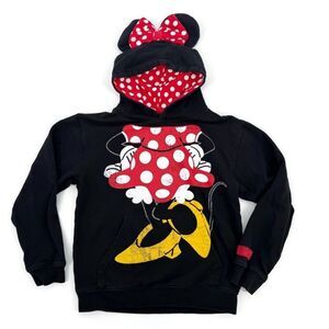 Disney Parks Minnie Mouse Hoodie‎ Sweatshirt Size Large